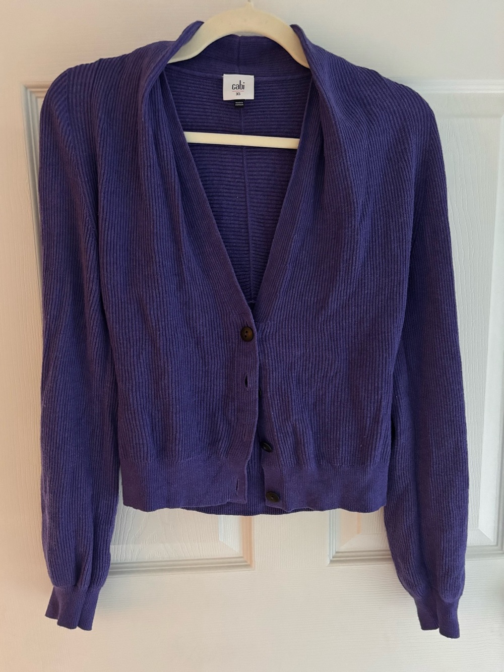 Cabi Sunday Cardigan French Violet